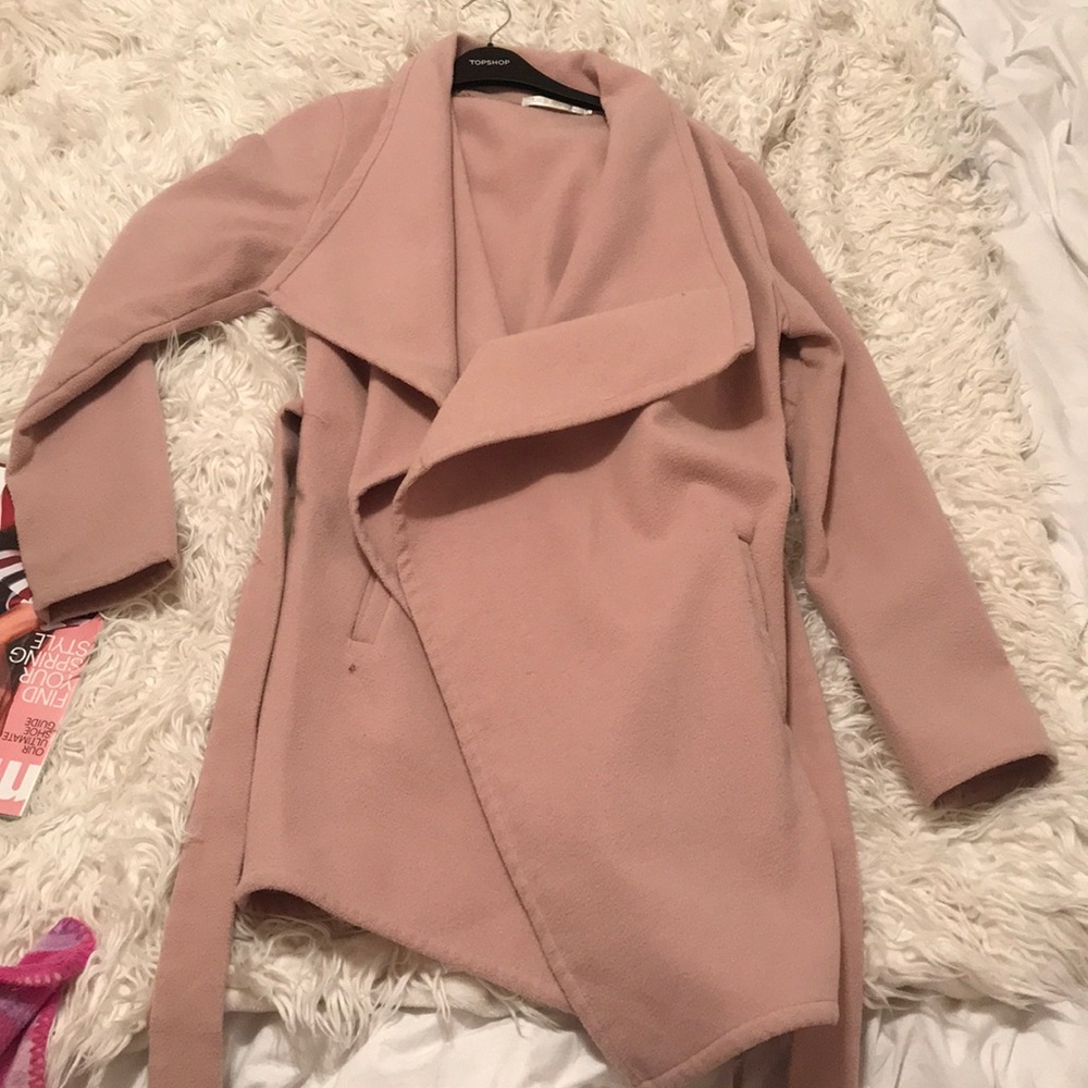 Pink Wrap Coat - image 2